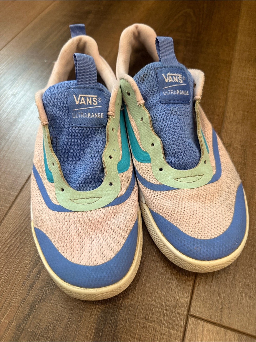 Vans UltraRange Kids Sneakers in Pink, Blue & Mint